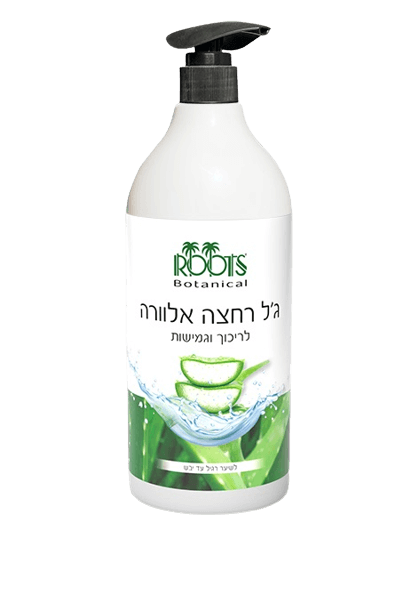 ג'ל רחצה אלוורה 1 ליטר - ROOTS Botanical מרגיע ומרכך