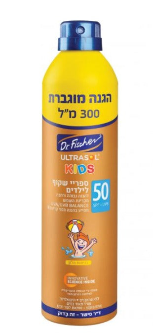 ד"ר פישר תרסיס שמן סולארי לילדים SPF 50 - 300 מ"ל