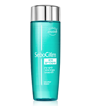 מים מיסלריים לניקוי פנים 180 מ"ל - מותג מקצועי