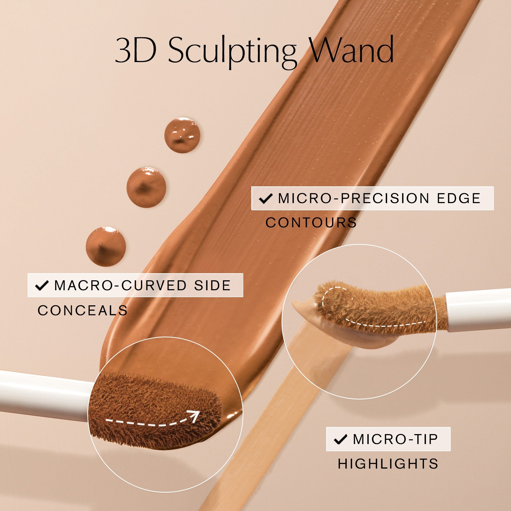 Estée Lauder Double Wear 24H Concealer - קונסילר עמיד ל-24 שעות עם אפליקטור לעיצוב ופיסול