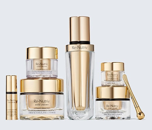 מארז יוקרה ענק אסתי לאודר Estée Lauder Re-Nutriv Ultimate Diamond Mega Set סרום וקרמים
