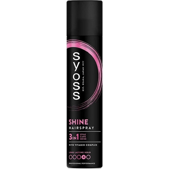 ספריי לשיער סאיוס SYOSS שיין אנד הולד SHINE & HOLD | 400 מ"ל