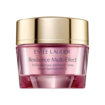 Estée Lauder Resilience Multi-Effect Tri-Peptide Face and Neck Creme SPF 15 - קרם לחות עשיר ומזין למיצוק, הרמה וצמצום קמטים (50 מ"ל)