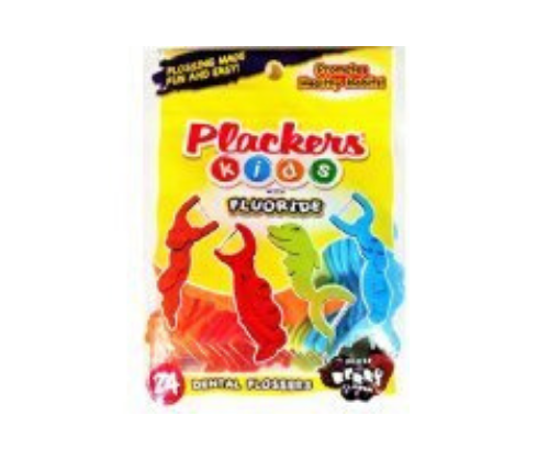 חוט דנטלי לילדים דינוזואר 24 יחידות Plackers
