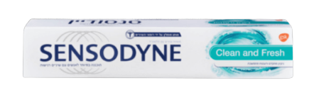 סנסודין משחת שיניים ניקיון ורעננות 75 מ"ל