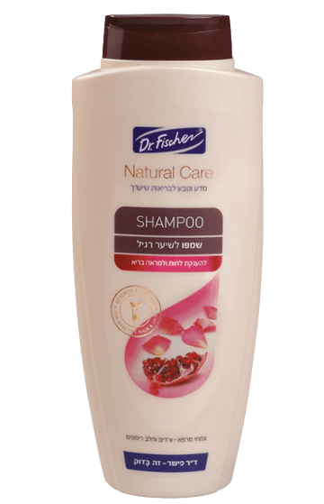 נטורל קר שמפו רגיל עם תמציות ורדים וחלב רימונים 400 מ"ל