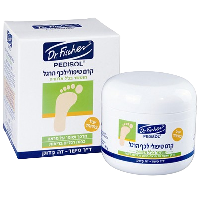 ד"ר פישר פדיסול קרם טיפולי לכף הרגל עם אלוורה 90 גרם