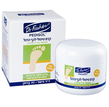 ד"ר פישר פדיסול קרם טיפולי לכף הרגל עם אלוורה 90 גרם