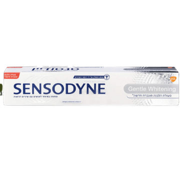 בושם סנסודיין משחת שיניים הלבנה עדינה 75 מ"ל - רגישות |  מבית סנסודיין | Sensodyne - מקורי ב-Cosmetix