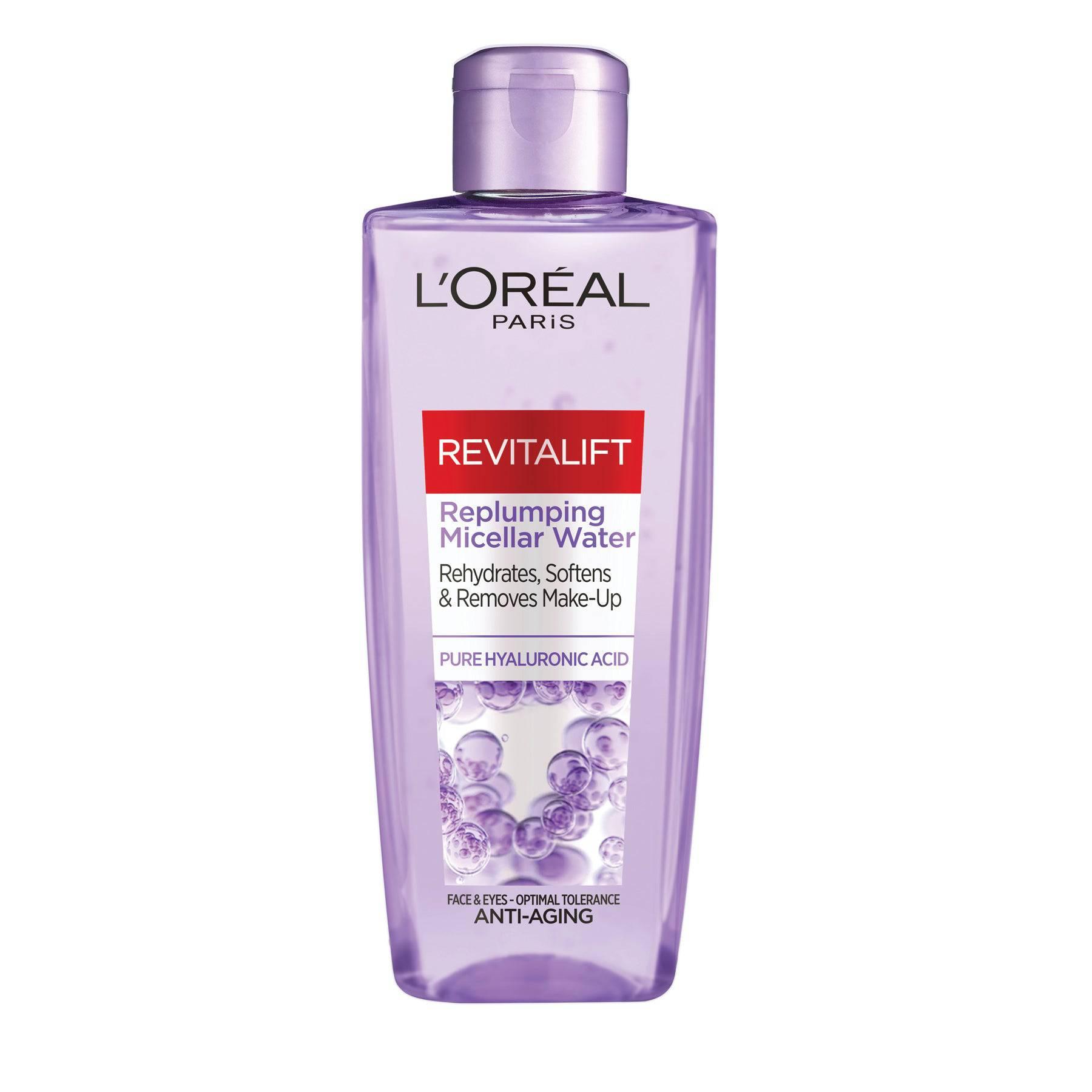 L'Oréal Paris Revitalift Filler Toner | מי פנים מועשרים בחומצה היאלורונית להשבת נפח ורעננות