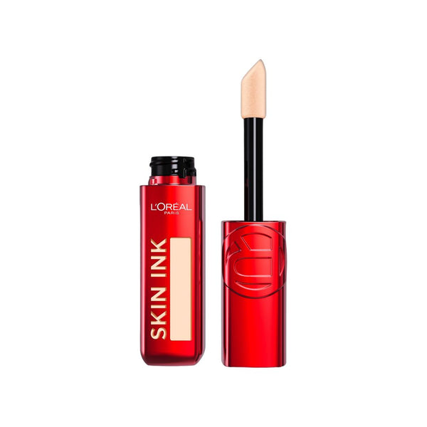 מייקאפ וקונסילר 2 ב-1 לוריאל פריז Infaillible Skin Ink בנפח 15 מ"ל לעמידות עד 48 שעות