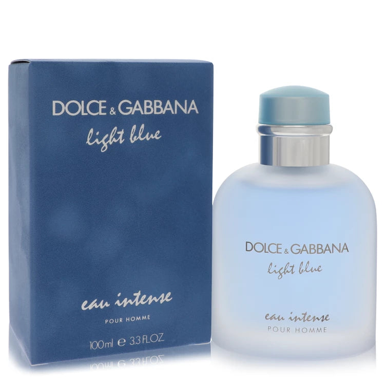 Dolce & Gabbana Light Blue Eau Intense דולצה וגבנה לייט בלו אינטנס לגבר Eau de Parfum Spray ♕ מוצר מקורי