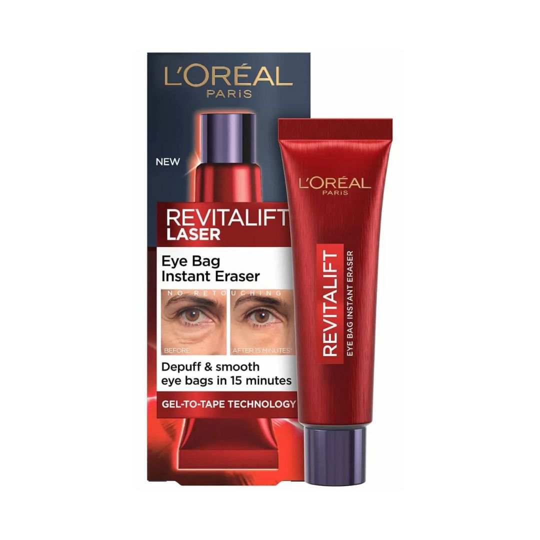 L'Oréal Paris Revitalift Laser Eye Bag Instant Eraser | קרם עיניים לאפקט מתיחה וטשטוש שקיות מיידי