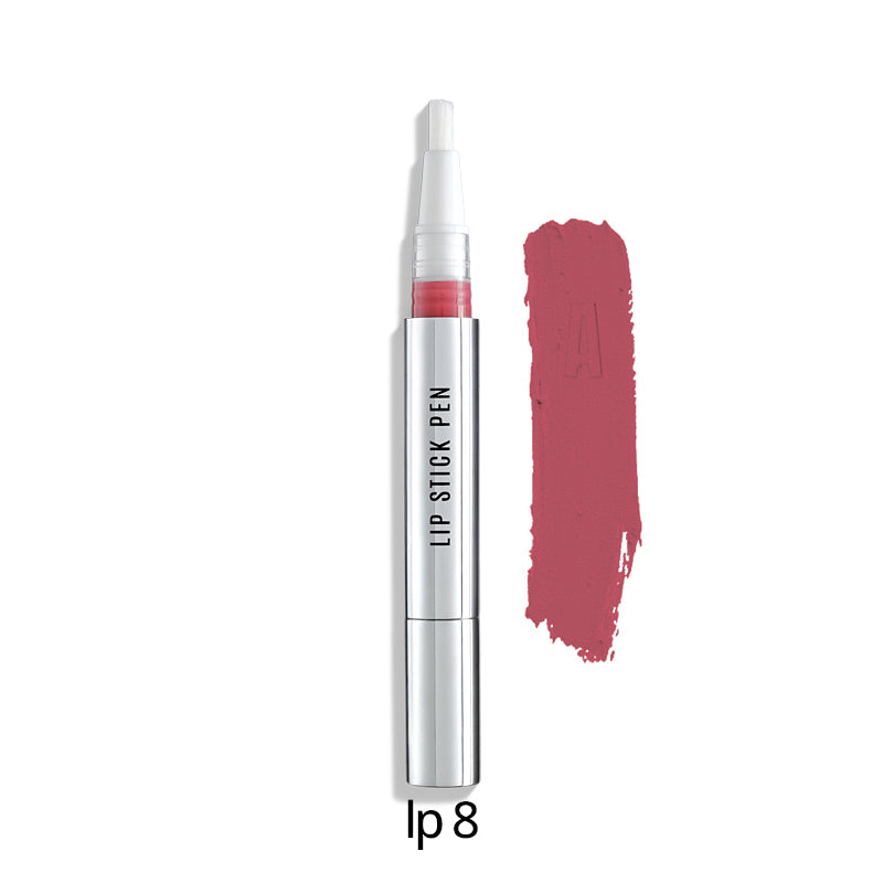 LIPSTICK PEN - עט ליפסטיק עמיד עם חומצה היאלרונית ב-8 גוונים | עדה לזורגן