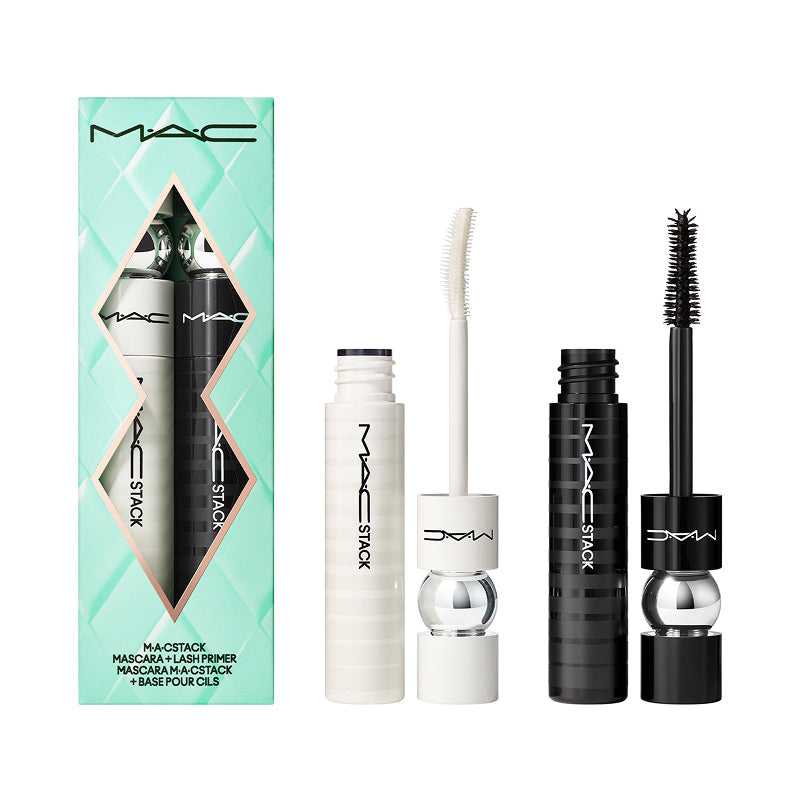 מארז עיניים M·A·C Stacked To The Max Lash Duo הכולל שתי מסקרות MACStack בגדלים שונים