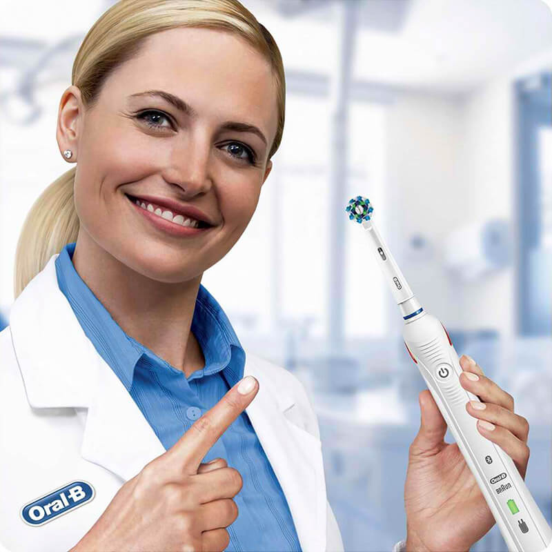 מברשת שיניים חשמלית אורל בי Oral-B 4000 - לניקוי יסודי וחניכיים בריאות