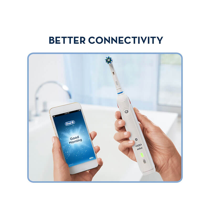 מברשת שיניים חשמלית אורל בי Oral-B 4000 - לניקוי יסודי וחניכיים בריאות