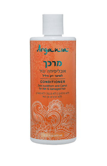 מרכך אובלפיכה וגזר ARGANIA לשיער דק ודליל 250 מ"ל