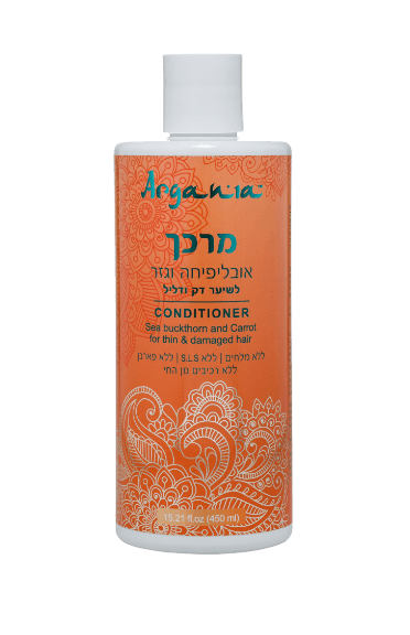 מרכך אובלפיכה וגזר ARGANIA לשיער דק ודליל 250 מ"ל