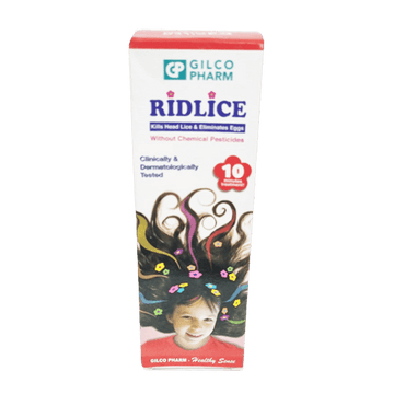 רידלייס - משמיד כינים טבעי 150 מ"ל, פתרון מהיר ויעיל | גילקו פארם | GILCO PHARM רידל.