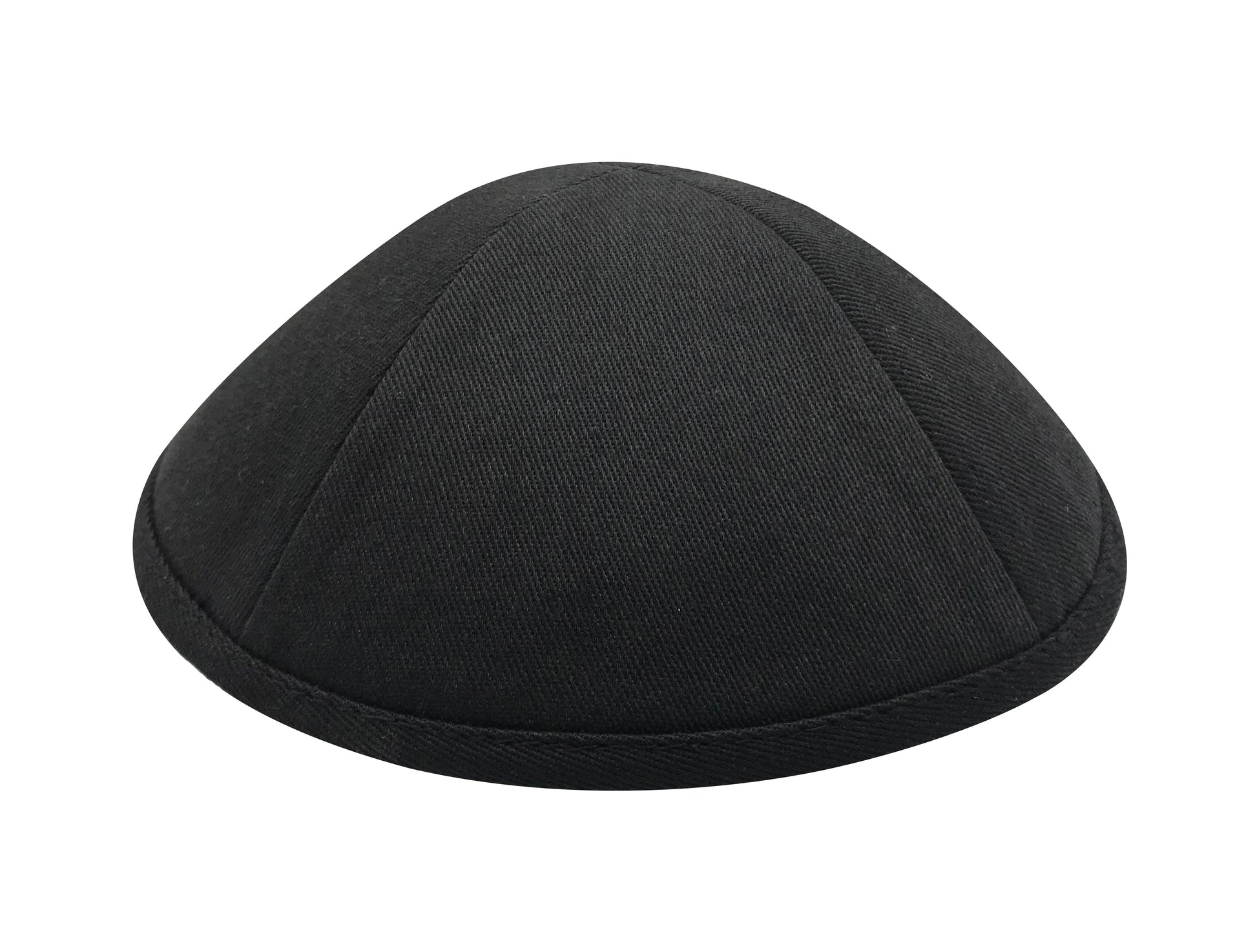 כיפה דגם כותנה שחור.