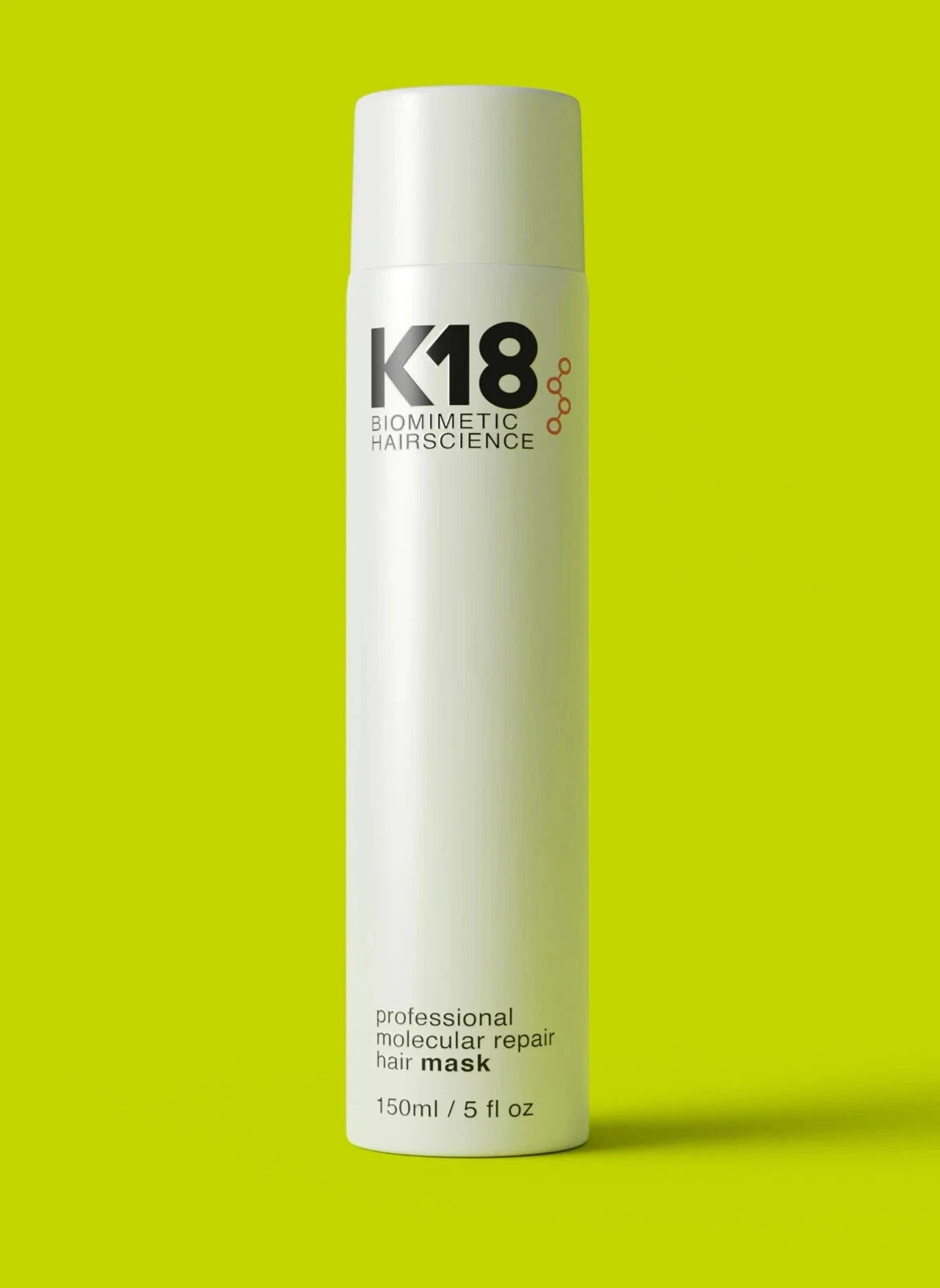 K18 Molecular Mask 15ml | קיי 18 מסכה מולקולרית ללא שטיפה לשיקום וחידוש שיער פגום, צבוע ומובהר בגודל מיני מיוחד (15 מ"ל)