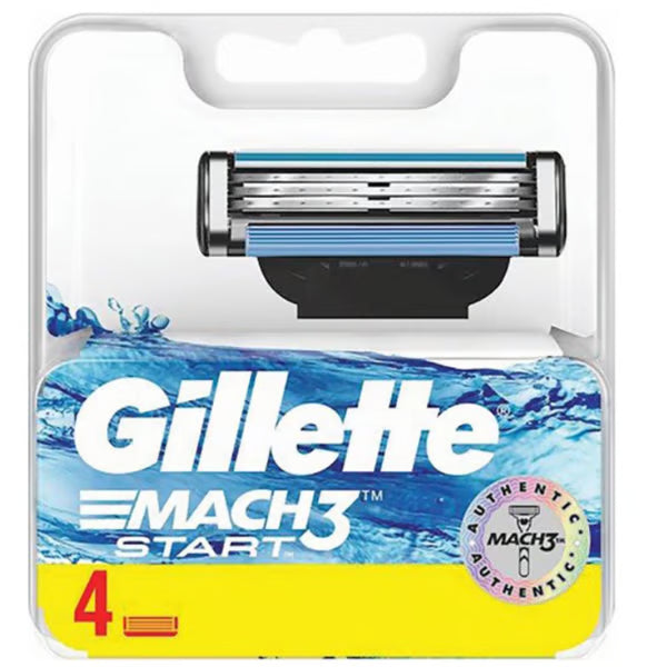 סכיני מאך 3 עם 12 להבים - 4 יחידות | ג'ילט | Gillette
