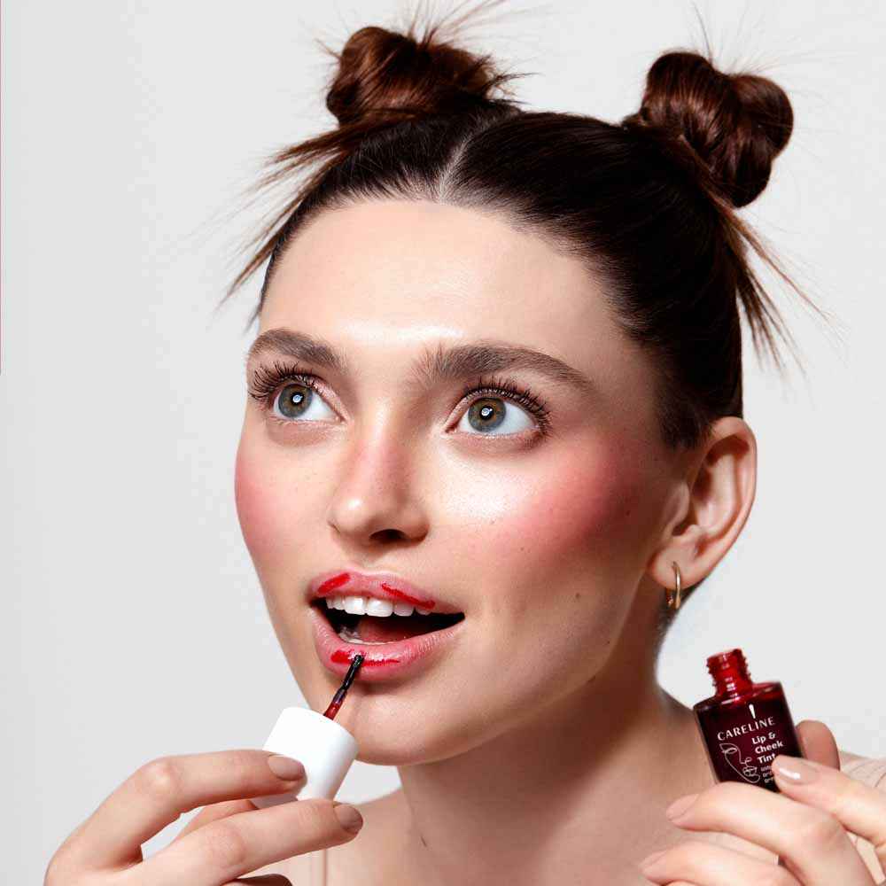 Lip & Cheek Tint פיגמנט לשפתיים וללחיים קרליין Carline.