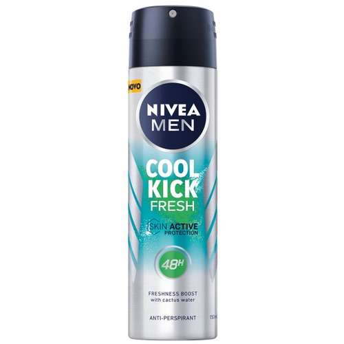 ניוואה דאודורנט ספריי "קול קיק" לגבר NIVEA COOL KICK 150מ"ל