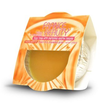 Natural exfoliating wax for gas 100g - France Beauty aluminum packaging