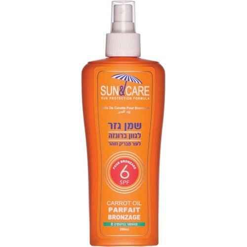 שמן גזר לגוון ברונזה 200 מ"ל - עור מבריק וזוהר | קוסמטיקס.