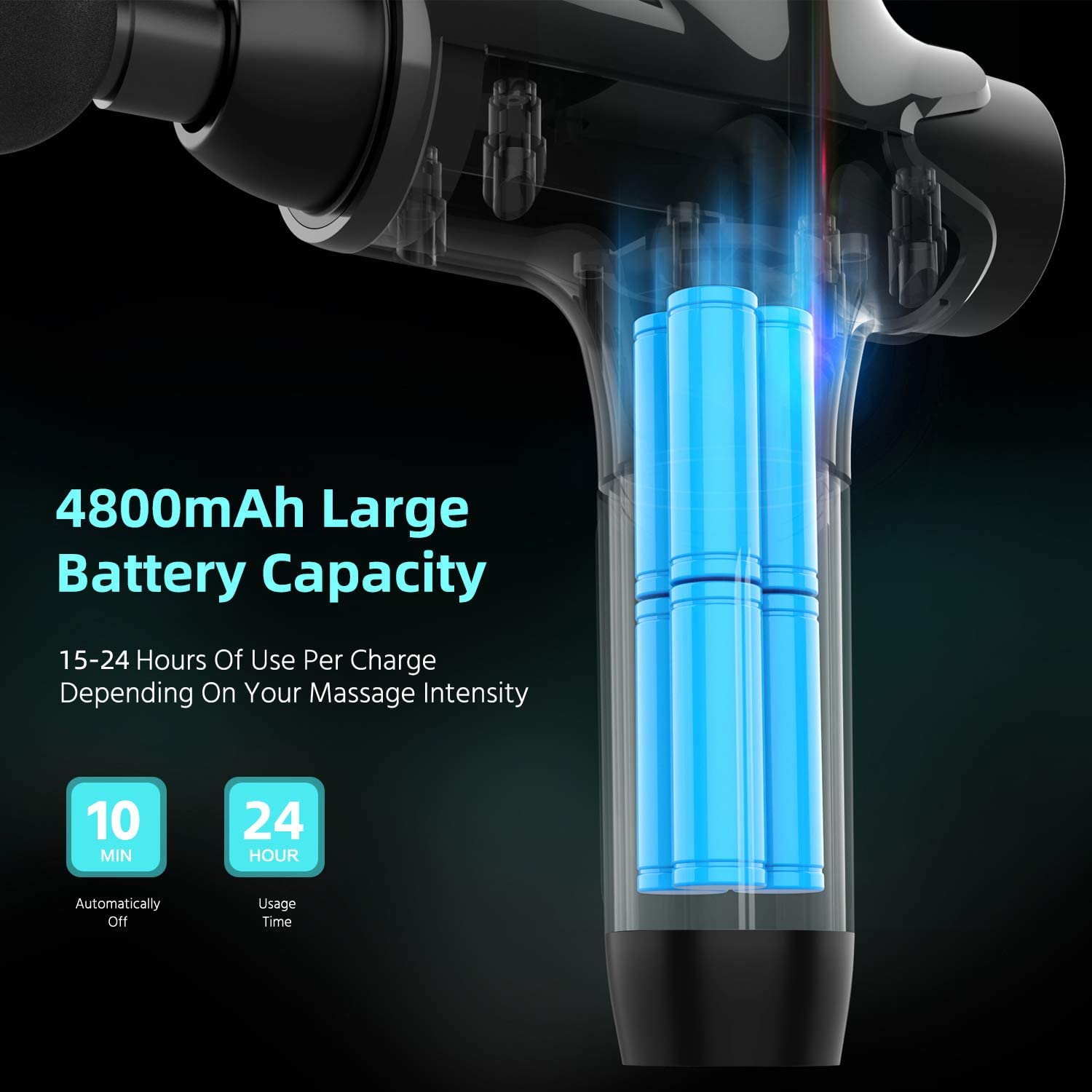 אקדח עיסוי שרירים מקצועי סטאר 8 ראשים דגם 2022