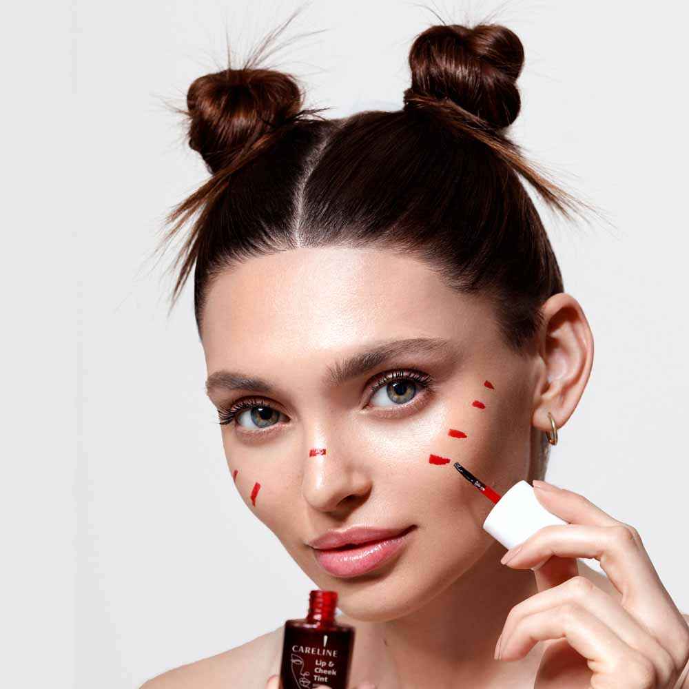 Lip & Cheek Tint פיגמנט לשפתיים וללחיים קרליין Carline.