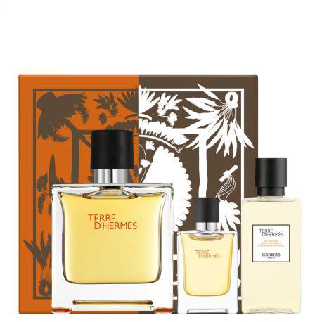 Hermes Gift Set Terre D'Hermes Parfum מארז הרמס לגבר