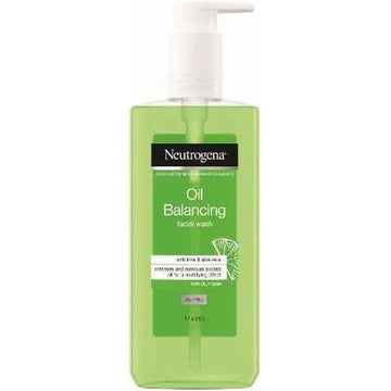 ג'ל ניקוי פנים ניוטרוג'ינה Oil Balancing 200 מ"ל | נווטרוגנה | Neutrogena.