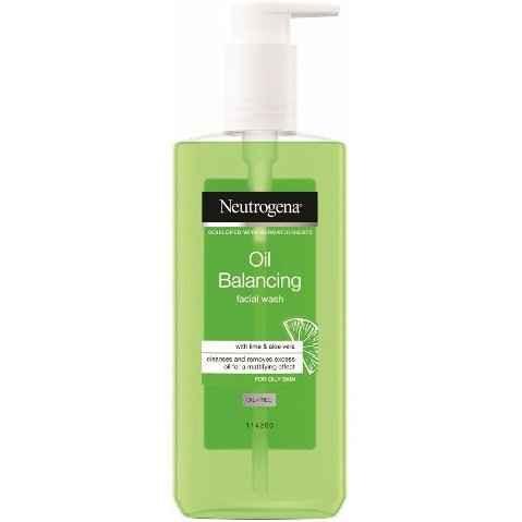 ג'ל ניקוי פנים ניוטרוג'ינה Oil Balancing 200 מ"ל | נווטרוגנה | Neutrogena.