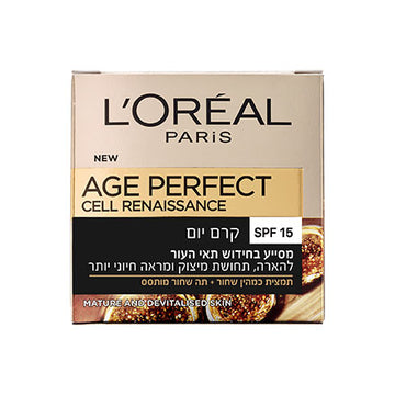 Age Perfect Cell Renaissance Day Cream SPF 15-קרם יום L'Oréal Paris | לוריאל פריס
