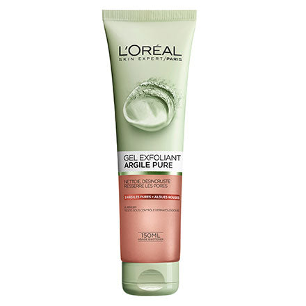 תרחיץ אדום להסרת תאים מתים וזוהר - Pure Clay L'Oréal Paris | לוריאל פריס