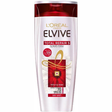 ‫אלביב - שמפו טוטאל ריפייר 5 משקם לשיער פגום | לוראל אלביב ELVIV LOREAL‬.