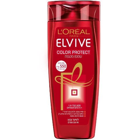 ‫אלביב - שמפו לשיער צבוע או גוונים קולור פרוטקט | לוראל אלביב ELVIV LOREAL‬