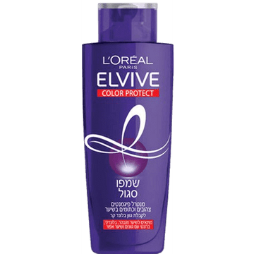 ‫אלביב - שמפו סגול מנטרל פיגמנטים צהובים וכתומים בשיער לקבלת גוון בלונד קר | לוראל אלביב ELVIV LOREAL‬.