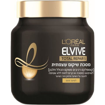 ‫אלביב - מסכה לשיער - שיקום עוצמתי לשיער פגום | לוראל אלביב ELVIV LOREAL‬