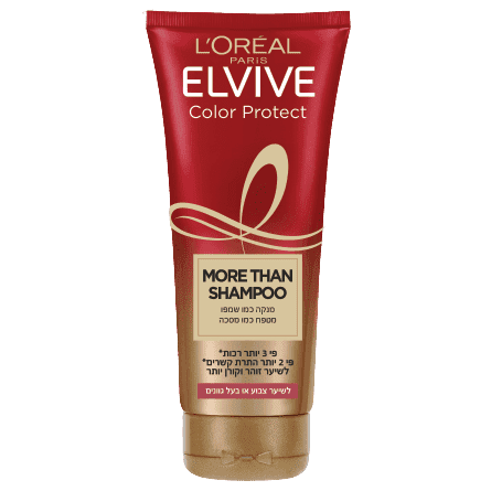 ‫אלביב - MORE THAN SHAMPOO קולור פרוטקט | לוראל אלביב ELVIV LOREAL‬