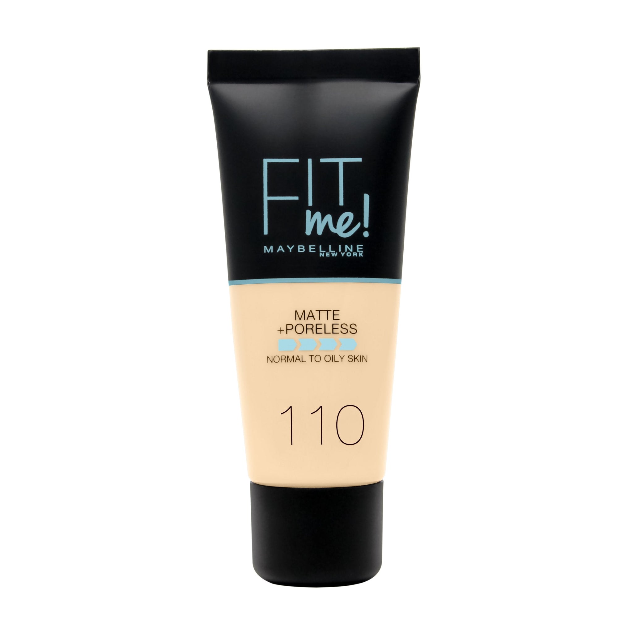 מייבלין MAYBELLINE מייק אפ FIT ME! MATTE AND PORELESS של גוון 110 Porcelan