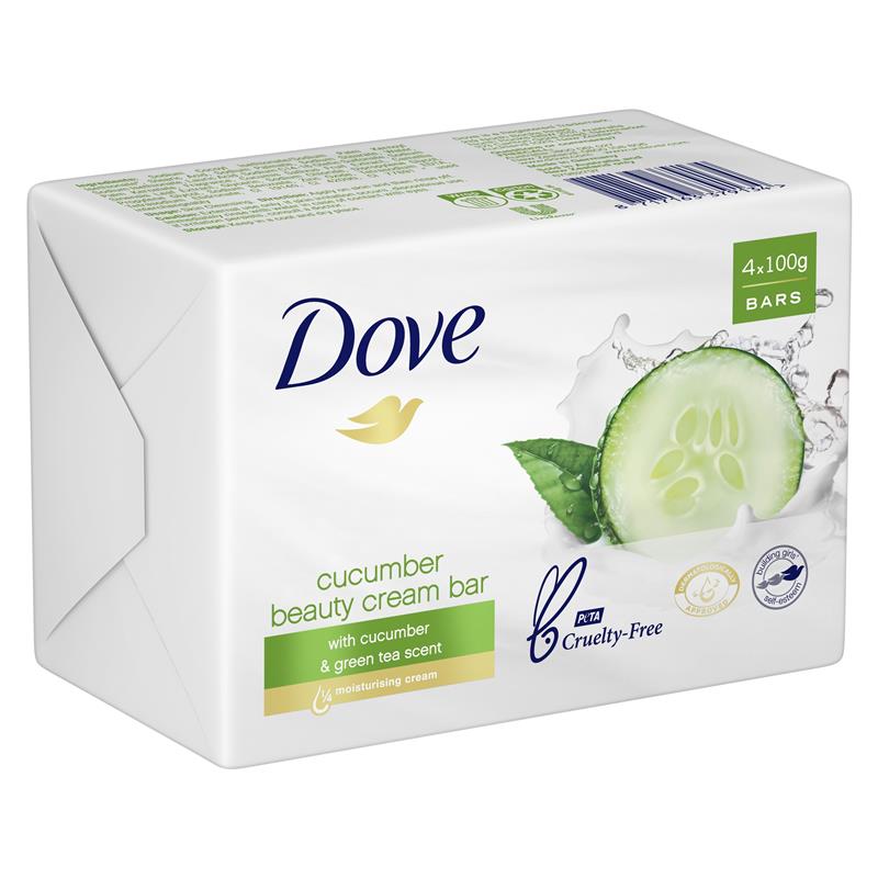 DOVE solid soap, 4 pcs