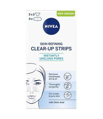 ניוואה רצועות לניקוי והסרת נקודות שחורות ולכלוך NIVEA.