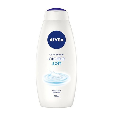 NIVEA Soft shower cream enriched with NIVEA almond oil