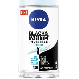 NIVEA - Black and White Pure roll-on deodorant for women Cosmetics 50 ml