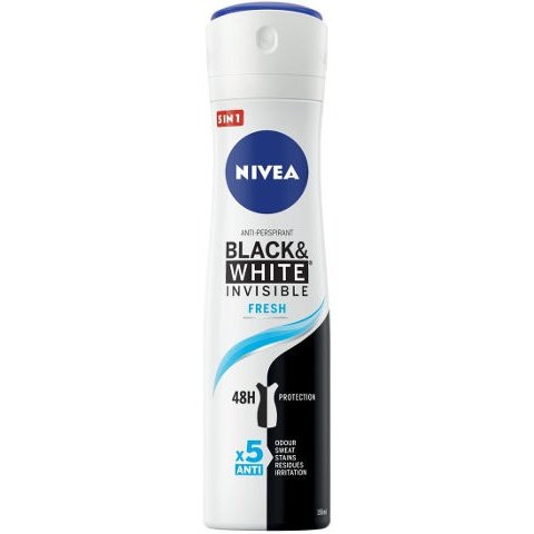 ניוואה NIVEA - דאודורנט ספריי בלאק אנד וויט פיור לאישה | קוסמטיקס | 150 מ"ל