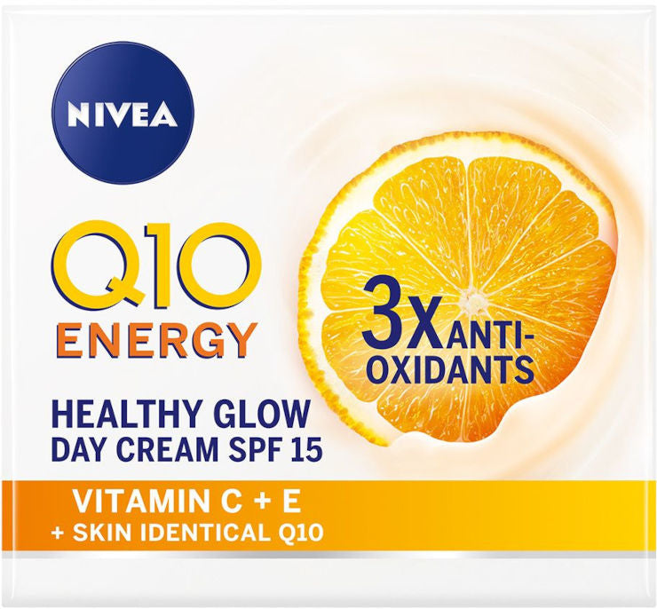 Q10 POWER אנרג'י קרם יום SPF15 מועשר בויטמין C ניוואה NIVEA